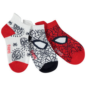 Lot de 3 paires de chaussettes courtes Spider-Man Marvel garçon 