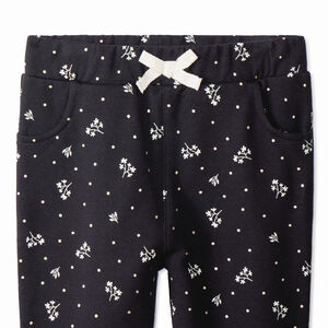 Ensemble jogging imprimé fleurs pour bébé fille 