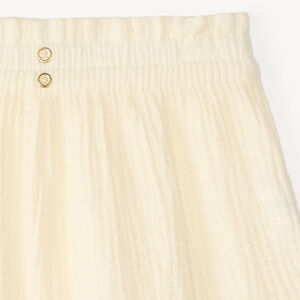 Short uni en double gaze fille 