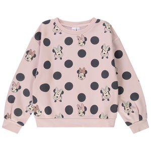 Sweat en molleton imprimé Minnie Disney fille 