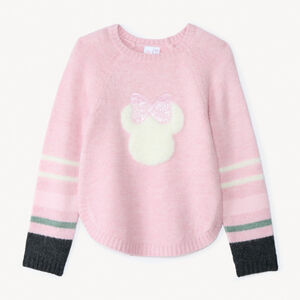 Pull manches longues tricot Minnie Disney pour fille  
