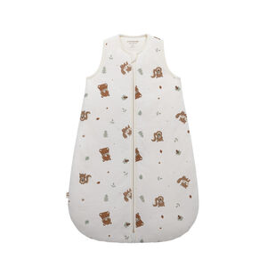 Gigoteuse TOG 3 en jersey imprimé animaux Roi des Forêts écru 