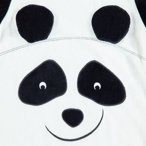 Pyjama panda bicolore en velours 