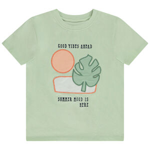 T-shirt manches courtes patchs appliqués pour garçon 