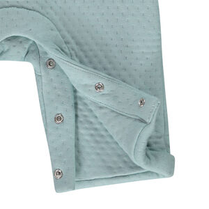 Ensemble 2 pièces matelassé avec salopette pour bébé 