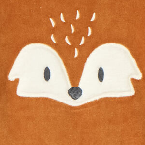 Set pyjama 2 pièces en velours à broderie renard pour garçon 