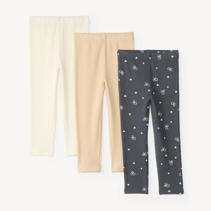 Lot de 3 caleçons bébé fille unis et imprimés fantaisie 