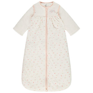 Turbulette en velours imprimé oiseaux TOG 3 pour bébé fille 