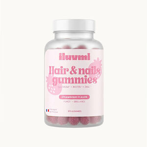 Hair & Nails Gummies goût fraise – 60 gummies  