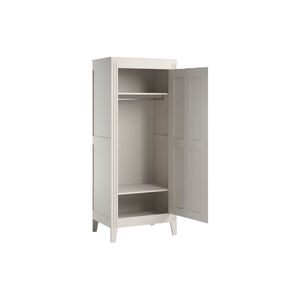 Armoire 1 porte Milenne - Blanc 