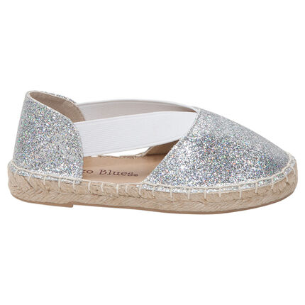 espadrille plateforme paillette