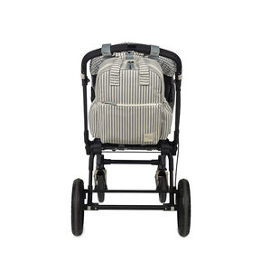 Sac à dos à langer Praliné à rayures - Matcha 