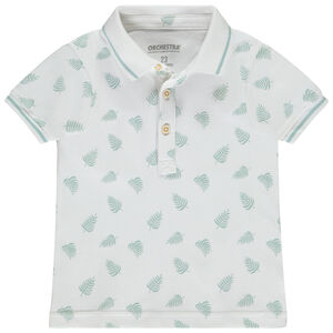 Polo manches courtes imprimé palmes pour bébé garçon 