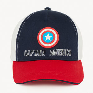 Casquette à badge gomme Captain America Marvel garçon 