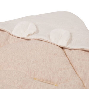 Couverture de promenade universelle 75 x 75 cm Teddy beige 