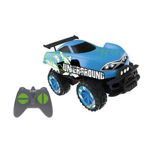 Voiture radiocommandée X-Monster bleu 