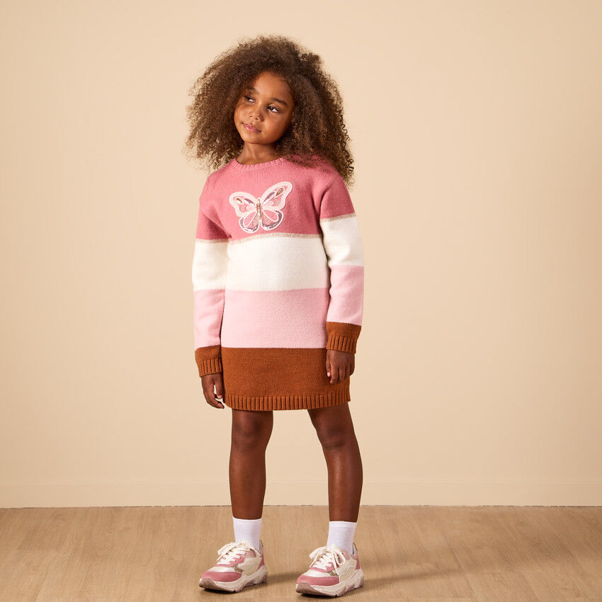 Robe pull petite fille 2025