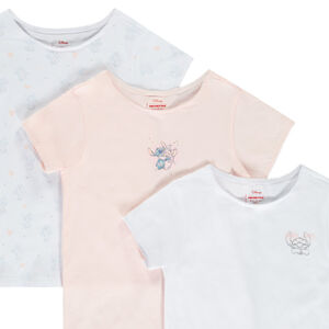 Lot de 3 maillots de corps fantaisie Stitch Disney fille 