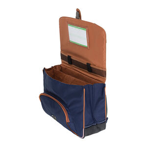 Cartable Camille bleu marine 38 cm 