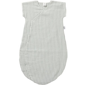 Gigoteuse sans manches d'été - écru/vert de gris - Soft Stripes - 0-6mois 