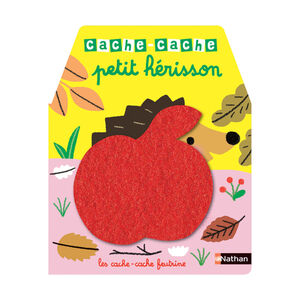 Livre matière Cache-cache petit hérisson 