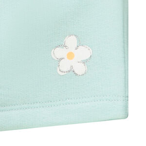 Short en molleton avec print fleur pour bébé fille 