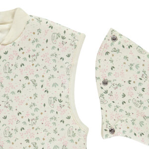 Surpyjama imprimé à manches amovibles pour bébé fille 