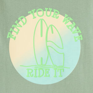 T-shirt manches courtes print fantaisie 3D pour garçon 