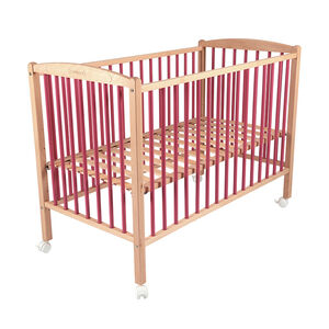 Lit Arthur 60 x 120 cm avec roulettes – Hybride Fuschia 