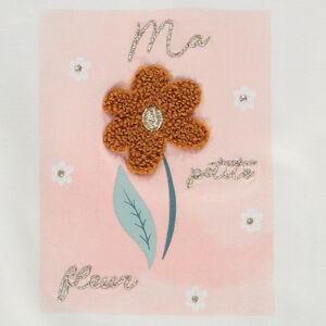 T-shirt manches longues en jersey print fantaisie pour bébé fille 