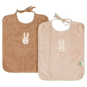 Bavoir XL Mrs Rabbit 2pcs 
