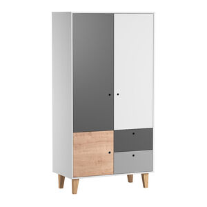 Armoire 2 portes Concept - Chêne 
