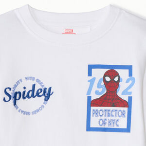 T-shirt manches longues uni Spider-Man Marvel pour garçon  