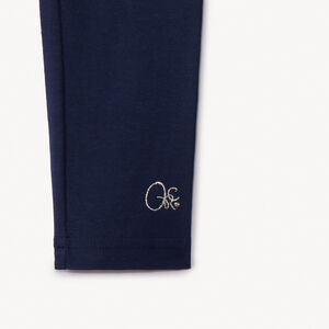 Lot de 2 leggings unis pour fille 