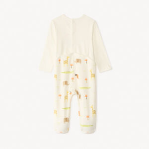 Dors-bien manches longue en jersey print animaux de la savane pour bébé garçon 