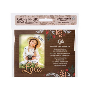 Cadre photo personnalisé 18,5 x 14,5 cm Lola 