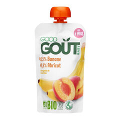 Compote banane abricot bio - 120g , Good gout