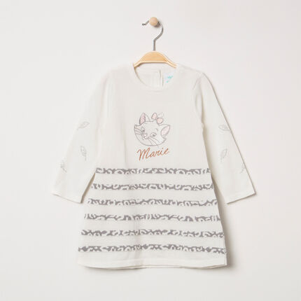 Robe Manches Longues En Tricot Broderie Marie Aristochats Disney Orchestra Fr
