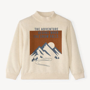 Pull garçon avec doublure en sherpa 