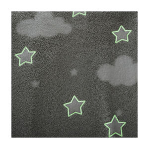 Plaid phosphorescent 125 x 150 cm - Gris  