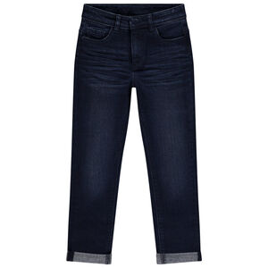 Jean droit en denim avec motif embossé sur la poche pour garçon  