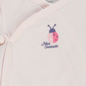 Lot de 7 bodies manches courtes print fantaisie pour bébé fille 