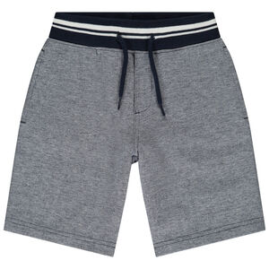 Bermuda en piqué effet chiné pour garçon 