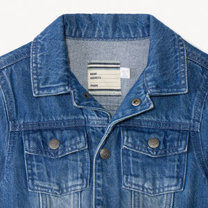 Veste en jean effet délavé pour garçon 