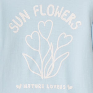 T-shirt manches longues printé pour bébé fille 