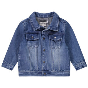 Veste en jean effet délavé style worker pour bébé garçon 