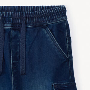 Jean à poches cargo effet denim garçon 