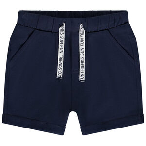 Bermuda en molleton uni pour bébé garçon 