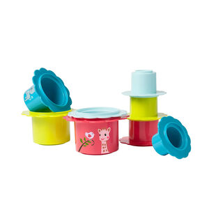 Fleurs gigognes multicolore à empiler 