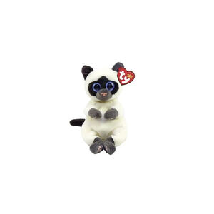 Peluche Beanie Babies 15 cm - Miso le chat siamois 